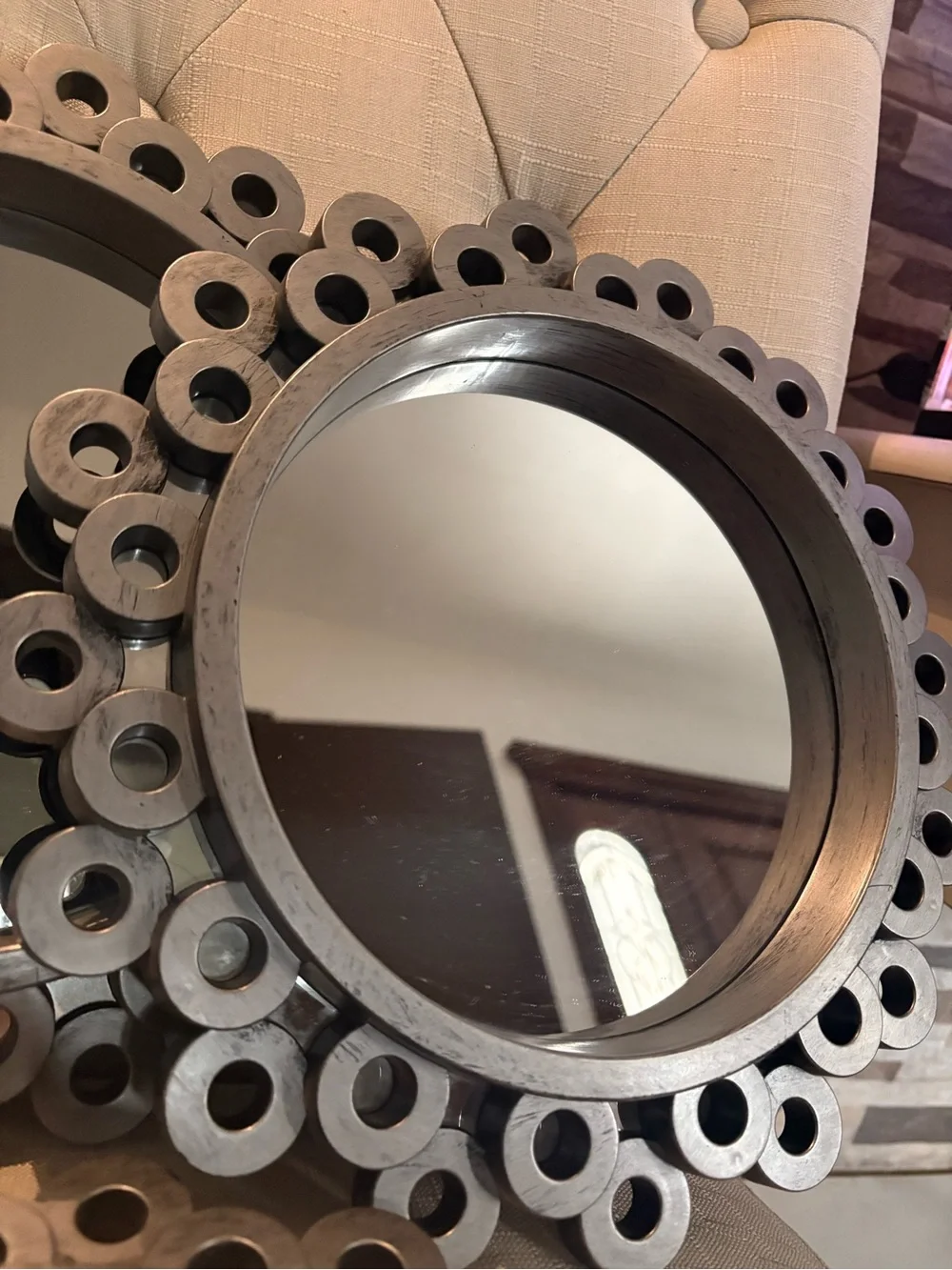 Element Decorative Wall Mirror Set (3) in Dark Gray - Used
